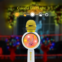 Nouveau design de microphone sans fil pour karaoké, mini micro et haut-parleur, mini machine de karaoké pour enfants