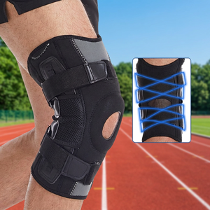 Genouillère orthopédique double ressort pour sports de plein air et rééducation clinique – Légère, respirante, en Nylon/Spandex - Product Image 1