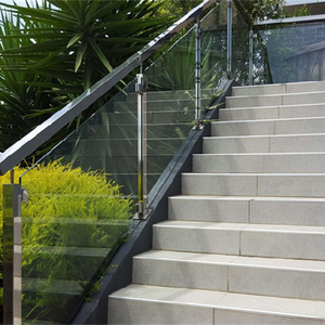 Temperli cam korkuluk sistemi merdiven cam korkuluk sonrası cam merdiven korkuluk - Product Image 4