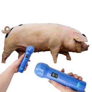 Escáner de Ultrasonido Portátil Veterinario Profesional, <span class=keywords><strong>Detector</strong></span> de Gestación para Cerdos y Ovejas, Sonda Impermeable de Mano para Granja - Product Image 1