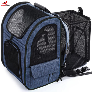 RTS Bulk Mixed Order <b>Pet</b> Expandable Bag Dog <b>Carrier</b> Backpack Outdoor <b>Pet</b> Backpack With Ventilated Breathable Mesh - Product Image 1