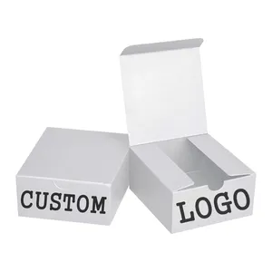 Zeepdoos Wit Kartonnen Huwelijksfeest Cadeau Snoep Verpakking Nemen Containers Verschillende Maten Custom Logo Blanco Papieren Doos