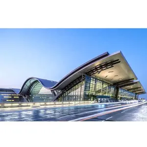Gran proyecto de marco de acero de construcción comercial los edificios de Metal gran aumento de <span class=keywords><strong>aeropuerto</strong></span> de Multi-storey de estructura de acero de construcción - Product Image 1