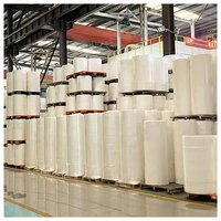 Glattes SSS Spunbond 100% PP Vliesstoff Maßgeschneidertes 10-70gsm Hydrophiles Vliesmaterial für Windeln