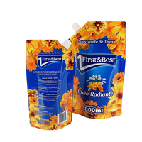 Sachet Doypack Personnalisé Imprimé 1L pour Lessive, Pochette à Bec Verseur, Emballage Compressible pour Shampoing, Recharge de Savon Liquide pour les Mains