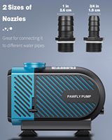 Pompe à eau submersible pour aquarium Pawfly 800 GPH ultra silencieuse 3000L \/H 45W Pompe de fontaine 8.2 pieds de hauteur de levage pour aquariums Statuary