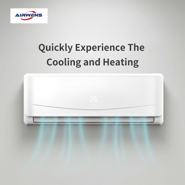 Airwens 220V 50Hz 12000BTU Variable Frequency Cooling Only R32 Smart Sensor Split Air Conditioner for Home Household & Hotel Use