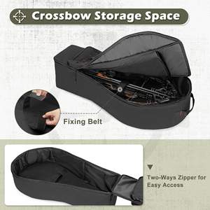 Bolsa de bolsillo con soporte para aljaba de flecha trasera de 3 tubos con cinturón ajustable para tiro con arco compuesto recurvo caza - Product Image 2