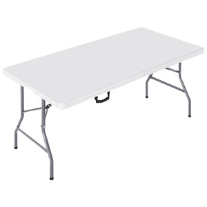 <span class=keywords><strong>Table</strong></span> pliante longue en plastique portable pour l'extérieur, <span class=keywords><strong>table</strong></span> rectangulaire pour <span class=keywords><strong>marché</strong></span> nocturne - Product Image 1