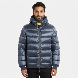 New Design Puffer <b>Jacket</b> For <b>Men</b> Outdoor Wear <b>Jacket</b> For <b>Men</b> <b>Men's</b> <b>Jackets</b> Regular Fit Front Zipper <b>Long</b> Sleeves Hooded Collar - Product Image 1