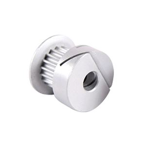 Polea de Sincronización Personalizada GT2 20T con Buje de Sujeción de Aluminio y Acero Inoxidable, Diámetro Interior de 10 mm, Diámetro Exterior de 50 mm, Compatible con OEM - Product Image 1