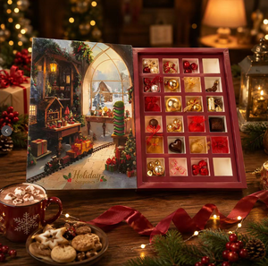 <span class=keywords><strong>Caja</strong></span> de Calendario de Adviento Navideño Personalizada para Empaque de Chocolate, <span class=keywords><strong>Caja</strong></span> Sorpresa de Lujo con 24 Días de Cuenta Regresiva y Divisores, Venta al Por Mayor - Product Image 5