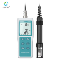 Penjualan Langsung Pabrik AZOVTES AE8403 Meter Oksigen Terlarut Digital Portabel untuk Akuakultur OEM Rentang 0.0~30.0mg/L Baterai AAA