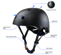 Conmoto — casque et coudières pour Scooter électrique, noir, genouillères de Protection, pour le Skateboard à roulettes