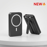 2026 <strong>Best</strong> Selling 22.5w Fast Charger Power Bank with Hidden Bracket Holder Magnetic <strong>Charging</strong> for iPhone 12-18 Pro Max with Cable