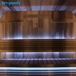 高端产品厂家直销加拿大红杉传统户外立方体桑拿4-6人 - Product Image 5