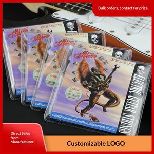 Cordes de <span class=keywords><strong>guitare</strong></span> électrique Alice A506, jeu de cordes à âme en acier de haute qualité pour cordes 1 à 6, 009 - Product Image 2