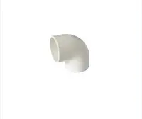 YOUU White 1-1/2 'PVC 90' Degree PVC Water Supply Elbow Plastic Injection Plastic Pipe Fitting