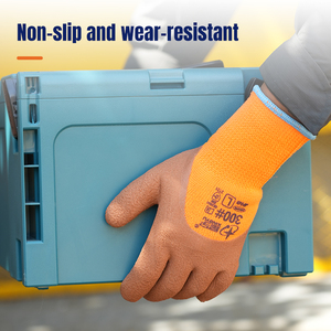 Xingyu làm việc găng tay cho mùa đông Latex tráng được thiết kế mùa đông giữ tay toasty ấm áp làm việc an toàn găng tay ấm hơn - Product Image 6