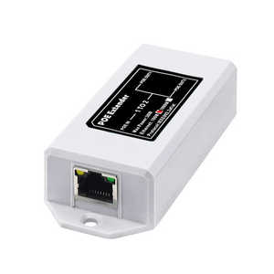 Fuente de Alimentación POE Gigabit de 3 Puertos, 1 Puerto RJ45, Estándar IEEE 802.3af/at, 100% Plástico, Extensor Repetidor POE de 1000Mbps, Monitor - Product Image 1