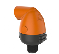 Vanne de purge cinétique de type K DN20 DN25 3/4" 1" à filetage mâle en plastique pour pipeline d'irrigation goutte à goutte agricole