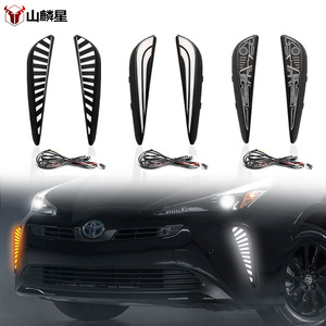 Luz LED de circulación diurna para Toyota Prius serie 40 2019 2021, lámpara antiniebla DRL de 12V, ABS, sellada e impermeable - Product Image 3