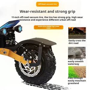 Trottinette électrique avec batterie amovible 60V 40AH, siège, vitesse 85 km/h, puissance 5600W/6000W, entrepôt UE - Product Image 5