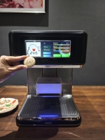 Mesin Pencetak 3D Kopi & Minuman Otomatis dengan Tinta yang Dapat Dimakan dan Kontrol Layar Sentuh untuk Dekorasi Makanan Latte Art Cappuccino
