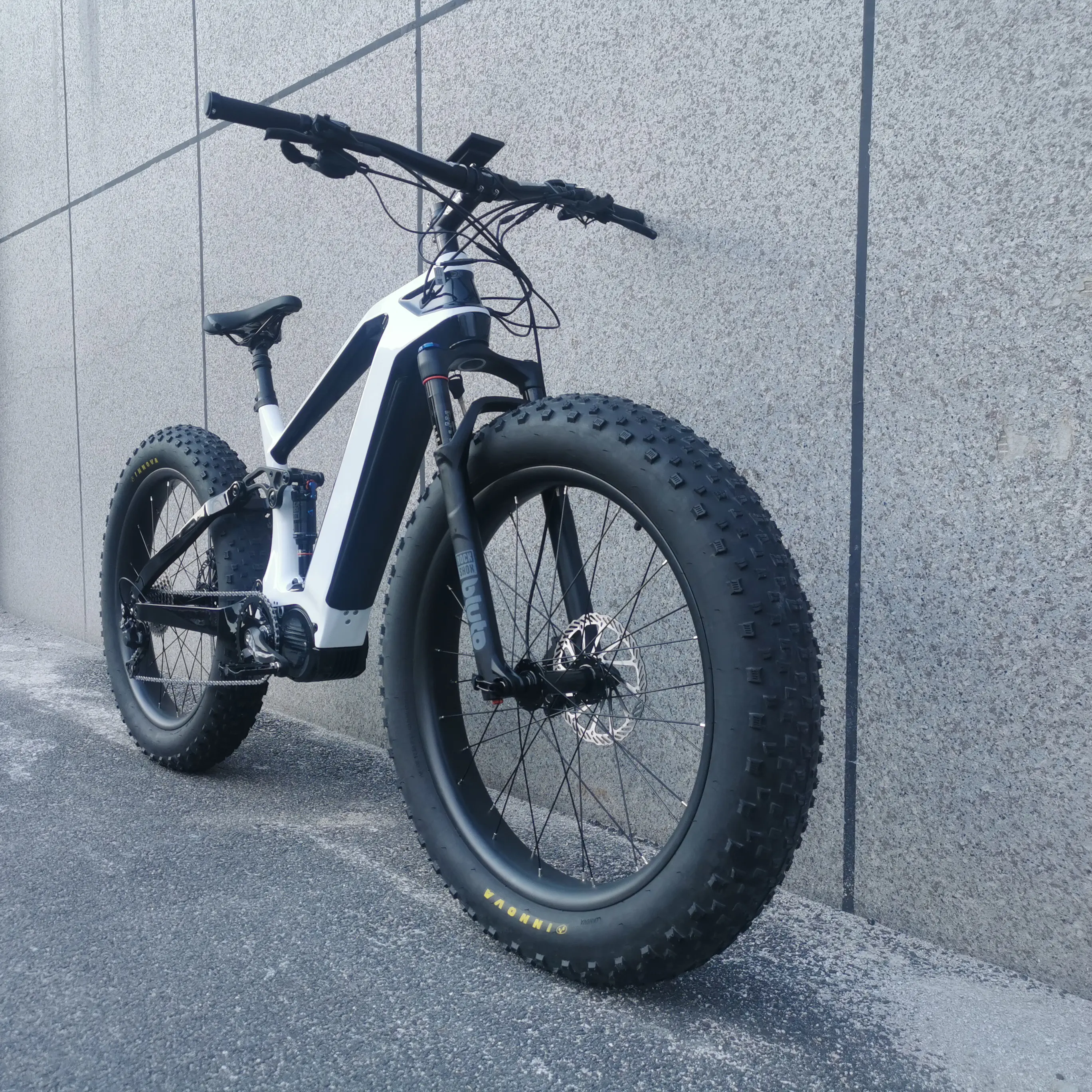 Newstyle Fat Tire Electric Bike 1000W Bafang Central Motor ULTRA G510 Fat Bike 1000W Full Suspension Electric Bicycle 1000W