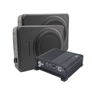 Subwoofer 8 pouces 2.1, combo ultra-plat dissimulé sous siège avec amplificateur mono, installation non destructive, kit d'amélioration des basses d'origine - Product Image 3