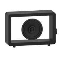 40W 5.5 pouces Haut-parleur simple moderne créatif transparent pour haut-parleur Bluetooth Design 2025 article