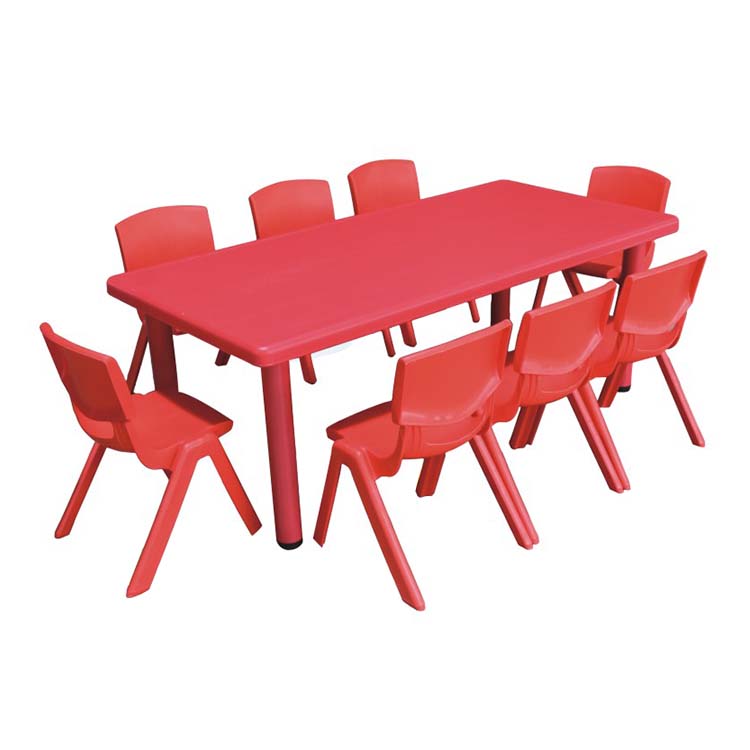 Factory Direct Plastic Kleuterschool Tafels en Stoelen voor Voorschoolse Meubels Voor Verkoop Kleuterschool Meubels