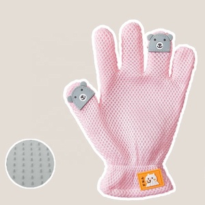 KingHon Magic Silicone Body <b>Pet</b> Bathing Gloves for Animal Perfect Bathe Shampoo Dog &Cat <b>Brush</b> Gloves - Product Image 4