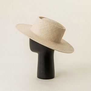 Sombrero de Playa de Paja Flexible con Protección Solar para el Verano, Sombrero de Paja Toquilla de Lujo para Mujer - Product Image 3