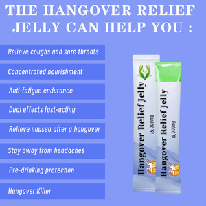 Suplemento Anti-Resaca de Marca Privada, Palitos de Gelatina para el Alivio de la Resaca, Rompe Eficazmente el Alcohol, Aumenta la Energía, Sabor a Menta - Product Image 5
