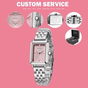 Montres à quartz pour femmes de luxe tendance 2025, boîtier et bracelet en acier inoxydable 316l, Montre Femme Acier Inoxydable - Product Image 3