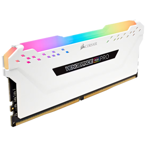 ลดราคาพิเศษ ชุดหน่วยความจำเดสก์ท็อป Cor Sair 16GB (8GB X 2) DDR4 3600 พร้อมไฟ <span class=keywords><strong>Vengeance</strong></span> <span class=keywords><strong>RGB</strong></span> PRO สีขาว รุ่นสำหรับเล่นเกม - Product Image 2