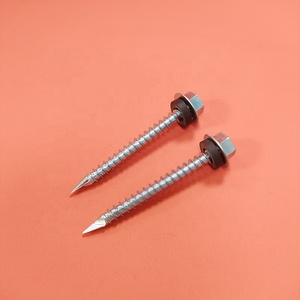 Tornillos Punta Espada Con <span class=keywords><strong>Golillas</strong></span> TOR HEX AUTORROSCANTE ruspert tornillo de espada hexagonal galvanizado zinc plateado con arandela de goma - Product Image 4