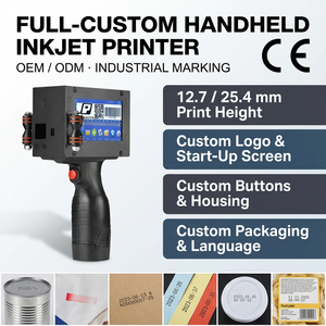 12.7 मिमी वेरिएबल हैंडहेल्ड इंकजेट डेट प्रिंटर पोर्टेबल डिजिटल टिज एक्सपायरी डाटा लेबल लोगो इंकजेट प्रिंटर - Product Image 1