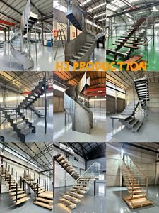 Escalera <span class=keywords><strong>de</strong></span> Caracol Moderna HJ con Peldaños <span class=keywords><strong>de</strong></span> <span class=keywords><strong>Madera</strong></span>, Barandilla <span class=keywords><strong>de</strong></span> Vidrio, <span class=keywords><strong>Escaleras</strong></span> Flotantes, Peldaños <span class=keywords><strong>de</strong></span> <span class=keywords><strong>Madera</strong></span>, Escalera Interior <span class=keywords><strong>de</strong></span> Lujo Artística - Product Image 4