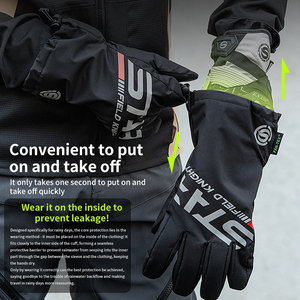 Nuovi Guanti da <span class=keywords><strong>Moto</strong></span> <span class=keywords><strong>Impermeabili</strong></span> Antiscivolo per Ciclismo, <span class=keywords><strong>Copriguanti</strong></span> Estivi e Invernali per Uomo e Donna, Accessori per Attrezzatura da <span class=keywords><strong>Moto</strong></span> - Product Image 2