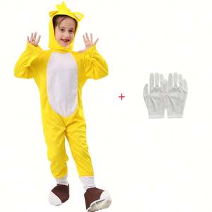 <span class=keywords><strong>Sonic</strong></span> Cartoon Unisex niños Cosplay <span class=keywords><strong>disfraz</strong></span> TV película disfraces actuación vestido para niños puesta en escena - Product Image 6