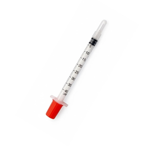 Jeringa de Insulina Estéril de Grado Médico de 6 ml U40 U100 con Tapa Naranja y Morada, Desechable, para Uso Veterinario, Esterilizada con Óxido de Etileno - Product Image 5