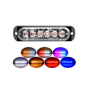 HILMO Nueva Luz Estroboscópica de Advertencia de 6 LED, 18 W, 3030, con Múltiples Modos de Destello para Camioneta, SUV, CC 12 V/24 V - Product Image 1