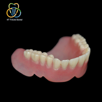 Prothèse dentaire complète flexible TCS de qualité supérieure, aspect naturel, amovible, sur mesure pour clinique dentaire