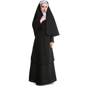 <span class=keywords><strong>Vestido</strong></span> <span class=keywords><strong>de</strong></span> <span class=keywords><strong>Monja</strong></span> para Día Festivo, Uniforme <span class=keywords><strong>de</strong></span> Sacerdote, Atuendo para Espectáculos <span class=keywords><strong>de</strong></span> Danza del Medio Oriente - Product Image 2