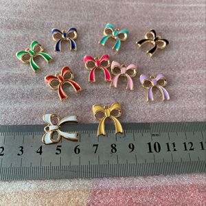 צבע אמייל אבץ סגסוגת קשת קסם DIY מתכת קשת קסם לצמידים קטן מתכת קשת קסמי תכשיטי חזיית אביזרי הלבשה תחתונה - Product Image 6