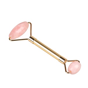 Rose Quartz Tension Melting Facial Massager for Face <strong>Neck</strong> Face <strong>Roller</strong> to Relieve Tension Soothe Stress Improve Circulation - Product Image 2