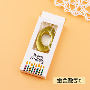 Candele Numeriche Dorate da 0 a 9 per Torta di Compleanno, Decorazioni per Feste e Celebrazioni - Product Image 5