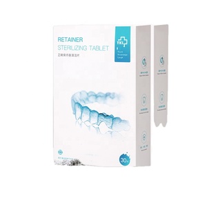 Ykelin 90 Tabletten Brause tabletten Boxed <span class=keywords><strong>Oral</strong></span> Care Retainer Reinigungs tablette für Zahnspangen - Product Image 4